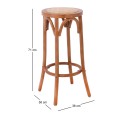 VIENNA Barstool Walnut, Beech