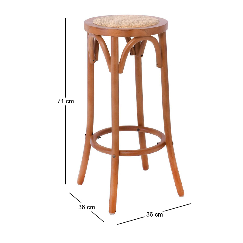 VIENNA Barstool Walnut, Beech