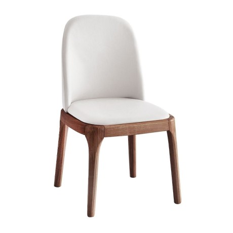 VISTA Chair Walnut, Pu Cream