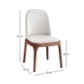 VISTA Chair Walnut, Pu Cream