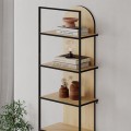 Βιβλιοθήκη Archy Megapap χρώμα sapphire oak 53x31,7x180εκ.