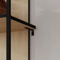 Βιβλιοθήκη Archy Megapap χρώμα sapphire oak 53x31,7x180εκ.