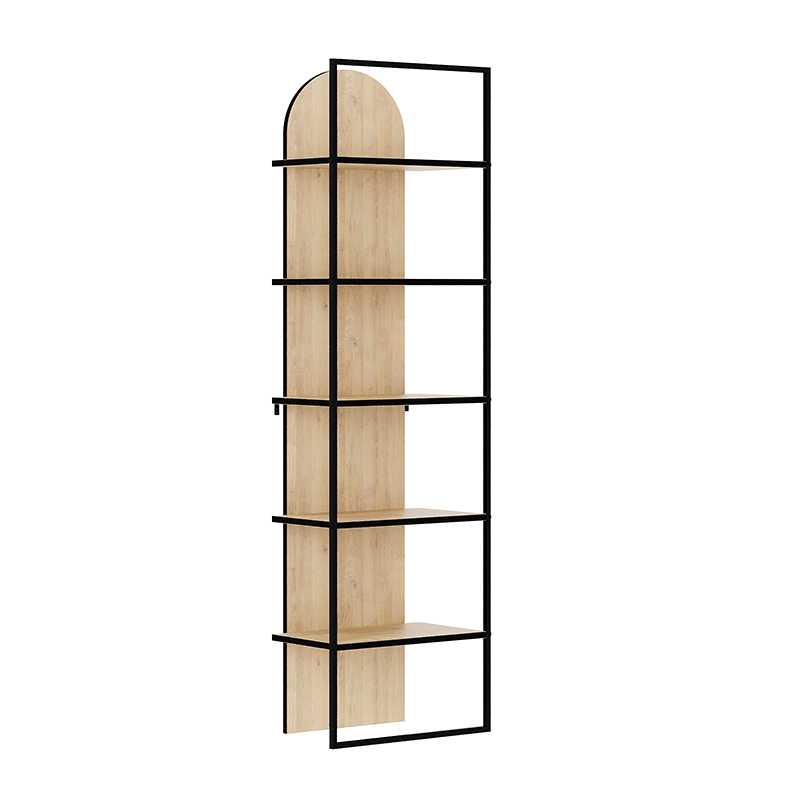 Βιβλιοθήκη Archy Megapap χρώμα sapphire oak 53x31,7x180εκ.