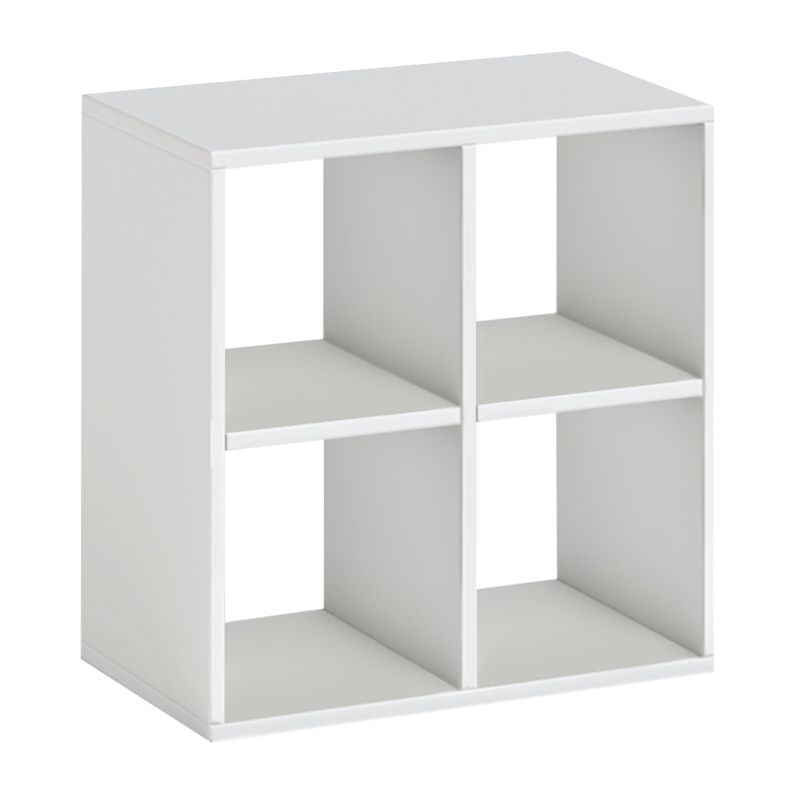 Cube Megapap melamine bookcase in white color 60x30x60cm.