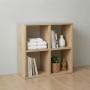 Βιβλιοθήκη Cube Megapap χρώμα sapphire oak 60x20x60εκ.