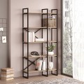 Dusan Megapap melamine bookcase in sepet oak color 87.5x30x175cm.