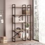 Dusan Megapap melamine bookcase in sepet oak color 87.5x30x175cm.