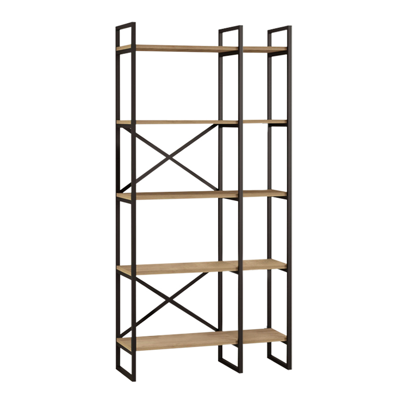 Dusan Megapap melamine bookcase in sepet oak color 87.5x30x175cm.