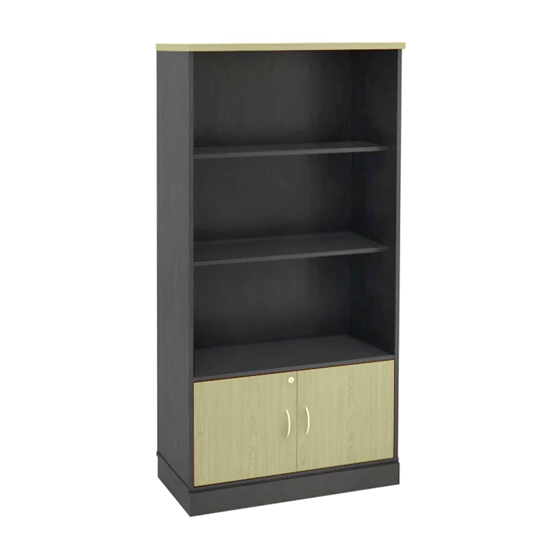 BOOKCASE-A DG/Beech, 80x40x172