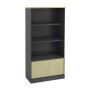 BOOKCASE-A DG/Beech, 80x40x172