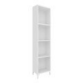 Clare Megapap melamine multipurpose floor self in white color 30x20x148cm.