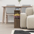 Homemania Megapap melamine side table in light brown color 60x20x60cm.