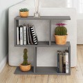 Homemania Megapap melamine side table in anthracite color 60x20x60cm.
