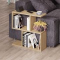 Homemania Megapap melamine side table in oak color 60x20x60cm.
