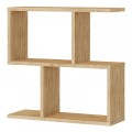 Homemania Megapap melamine side table in oak color 60x20x60cm.
