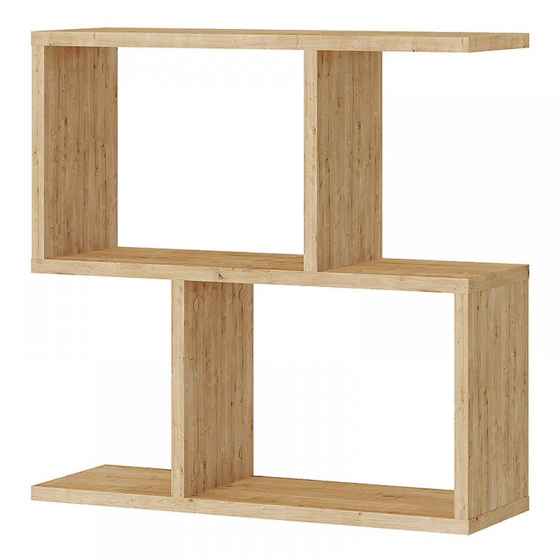 Homemania Megapap melamine side table in oak color 60x20x60cm.