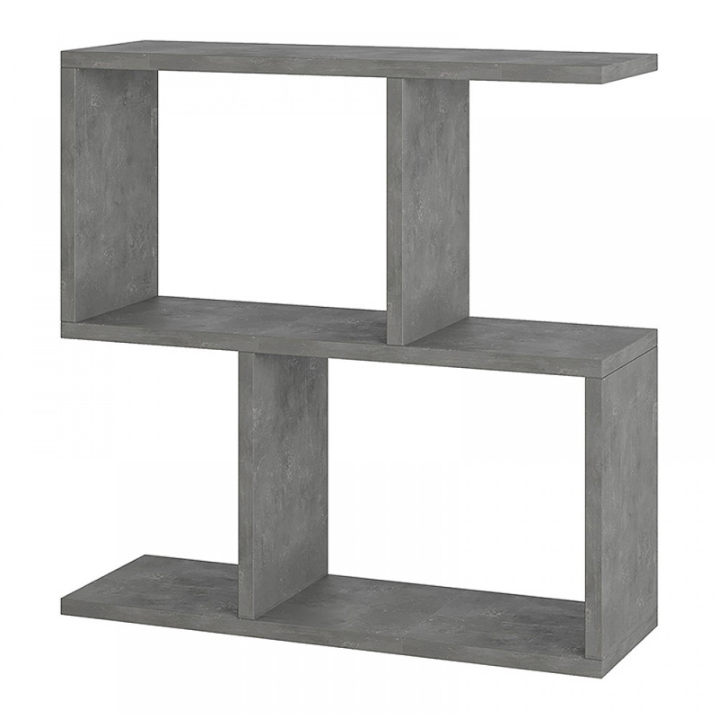 Homemania Megapap melamine side table in retro grey color 60x20x60cm.