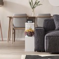 Βοηθητικό τραπεζάκι Homemania Megapap χρώμα λευκό 60x20x60εκ.