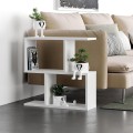 Βοηθητικό τραπεζάκι Homemania Megapap χρώμα λευκό 60x20x60εκ.