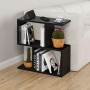 Homemania Megapap melamine side table in black color 60x20x60cm.