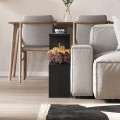 Homemania Megapap melamine side table in black color 60x20x60cm.