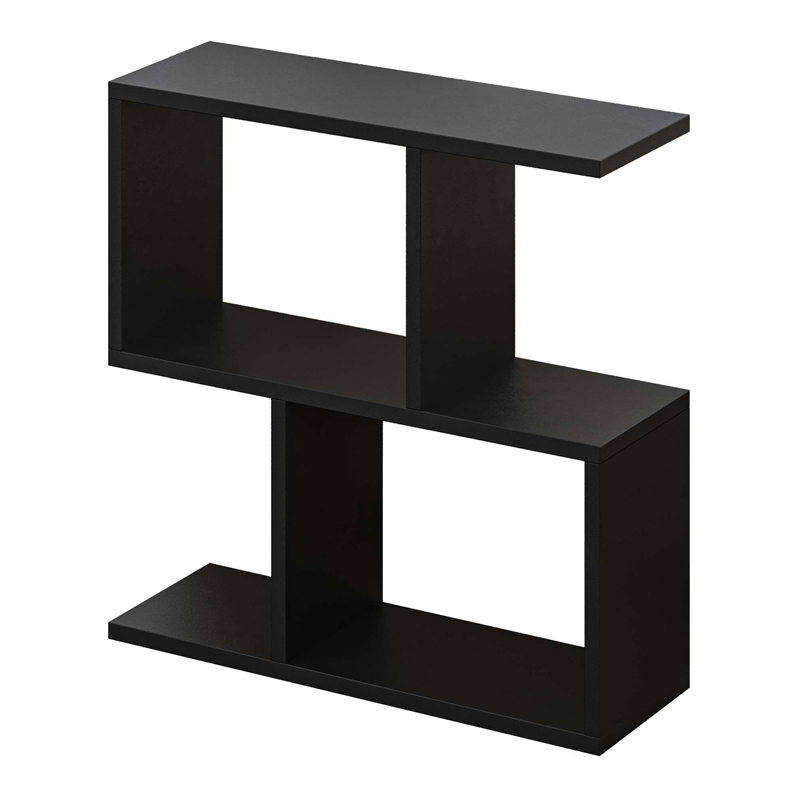 Homemania Megapap melamine side table in black color 60x20x60cm.