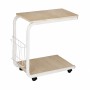 LAP Side Table 51x30x56cm Steel White/Maple