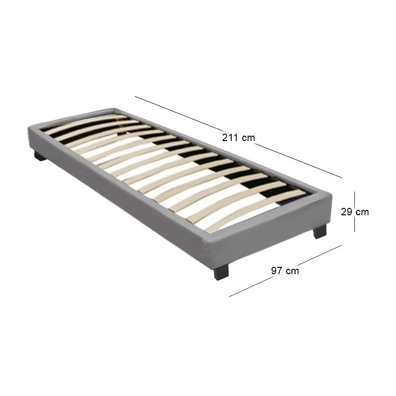 ΥΠΟΣΤΡΩΜΑ WILTON 90x200cm Ύφ.Γκρι K/D