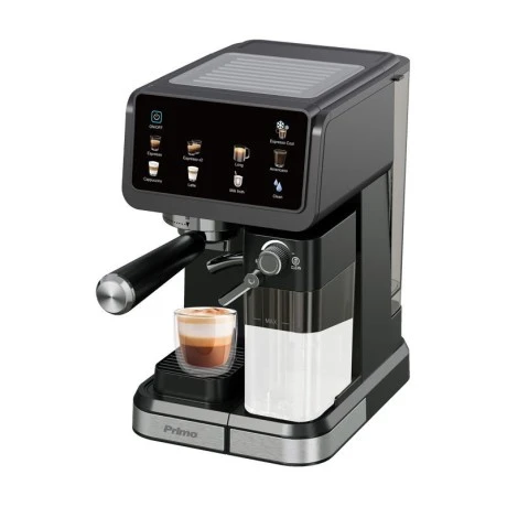 Μηχανή Espresso+Milk frother PREM-40570 Primo 3σε1 Hot&amp;Cold 20Bar Touch screen Μαύρη-Inox