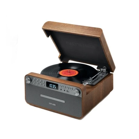 Πικάπ-Ραδιόφωνο MT-118AΤ MUSE με USB &amp; Bluetooth Wooden