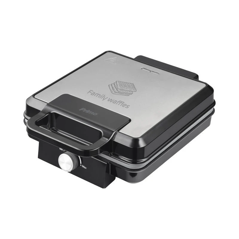 Βαφλιέρα PRWM-40548 Primo 4 θέσεων 1500W κεραμικές marble πλάκες Inox/Μαύρη