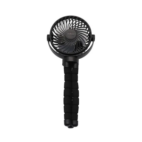 Ανεμιστήρας Mini Flexible PRMF-80691 Primo 4'' 10cm Μαύρος Επαναφορτιζόμενος