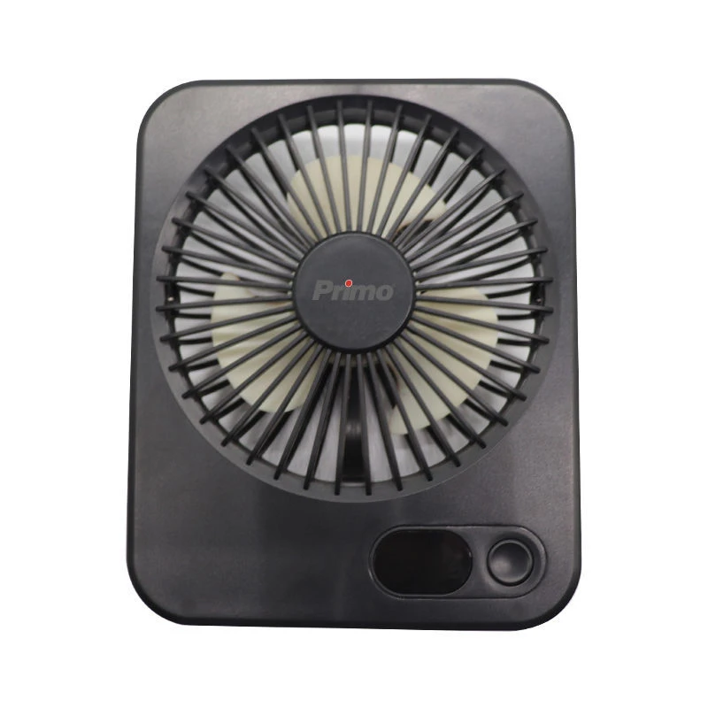 Ανεμιστήρας Mini PRMF-80693 Primo 5'' 12.5cm Μαύρος Επαναφορτιζόμενος