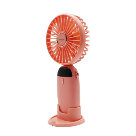 Ανεμιστήρας Mini PRMF-80694 Primo 3.5'' 9cm Ροζ Επαναφορτιζόμενος