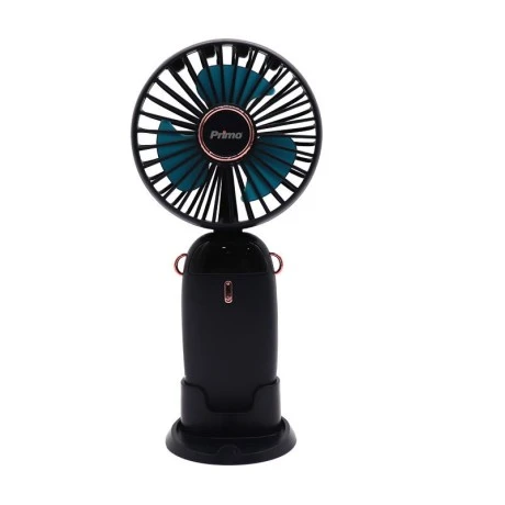 Ανεμιστήρας Mini PRMF-80697 Primo 3.5'' 9cm Μαύρος Επαναφορτιζόμενος