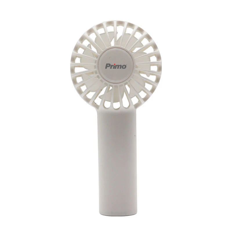 Ανεμιστήρας Mini Χειρός PRMF-80689 Primo 2.5'' 6cm Λευκός με USB Επαναφορτιζόμενος