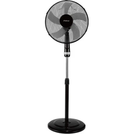 Ανεμιστήρας Ορθοστάτης 16'' 40CM PRSF-80448 Primo Μαύρος-Γκρι 5Φτερά 50W