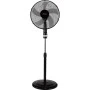 Ανεμιστήρας Ορθοστάτης 16'' 40CM PRSF-80448 Primo Μαύρος-Γκρι 5Φτερά 50W