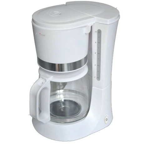 Καφετιέρα φίλτρου PRCM-40214 Primo Eco 1.2L 10φλ Λευκή-Inox