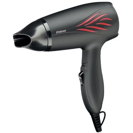 Σεσουάρ PRHD-40217 Primo 1200W DC Travel Σπαστή λαβή Μαύρο Matt