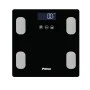 Ζυγαριά Σώματος Λιπομετρητής PRBS-40465 Primo 180Kg Υάλινη Mαύρη/Inox