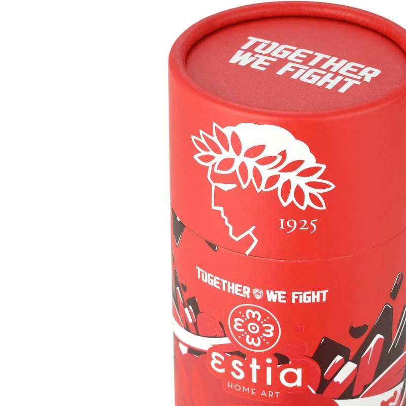 ESTIA ΘΕΡΜΟΣ TRAVEL CUP OLYMPIACOS BC EDITION TOGETHER WE FIGHT 500ml