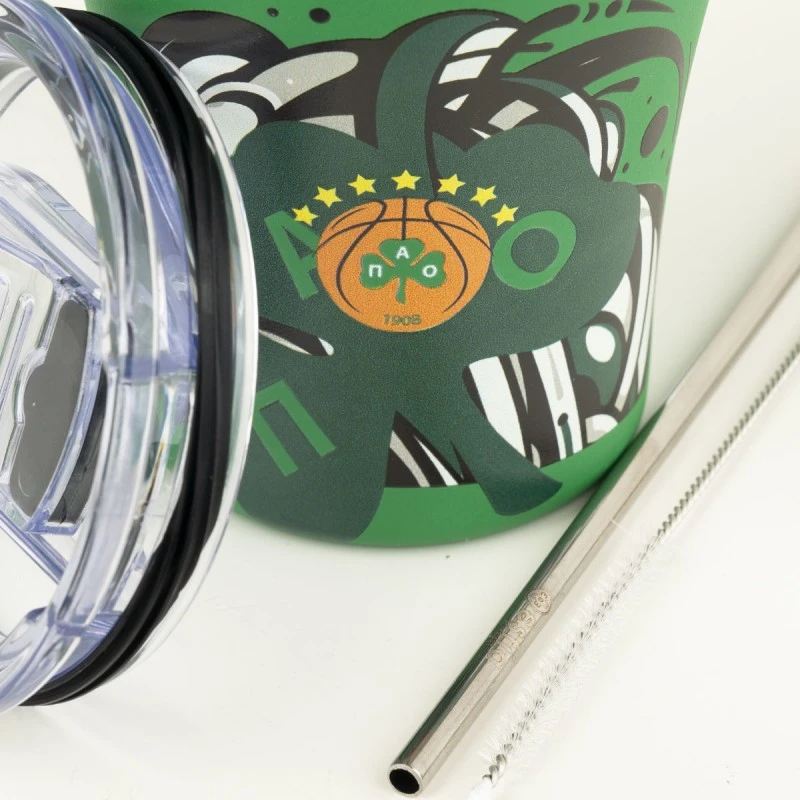 INSULATED COFFEE MUG PANATHINAIKOS BC EDITION WE THE GREENS 350ml