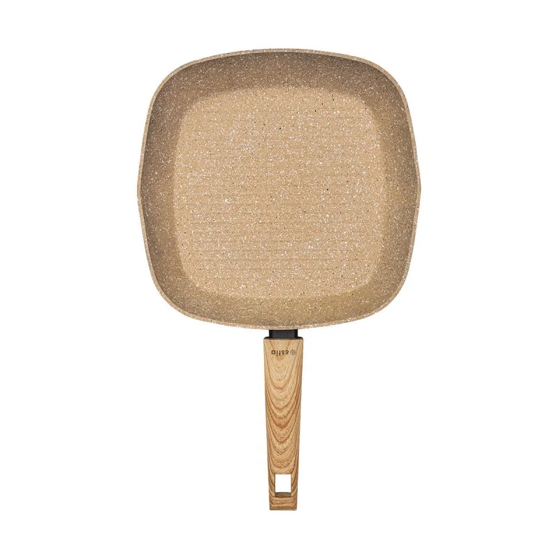 GRILL PAN EARTH NON-STICK FORGED ALUMINUM 28xcm