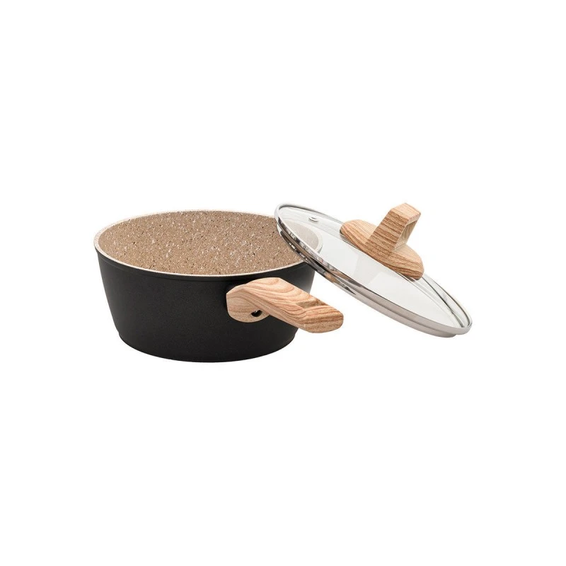 SAUCE PAN EARTH NON-STICK FORGED ALUMINUM 18cm 1.8lt