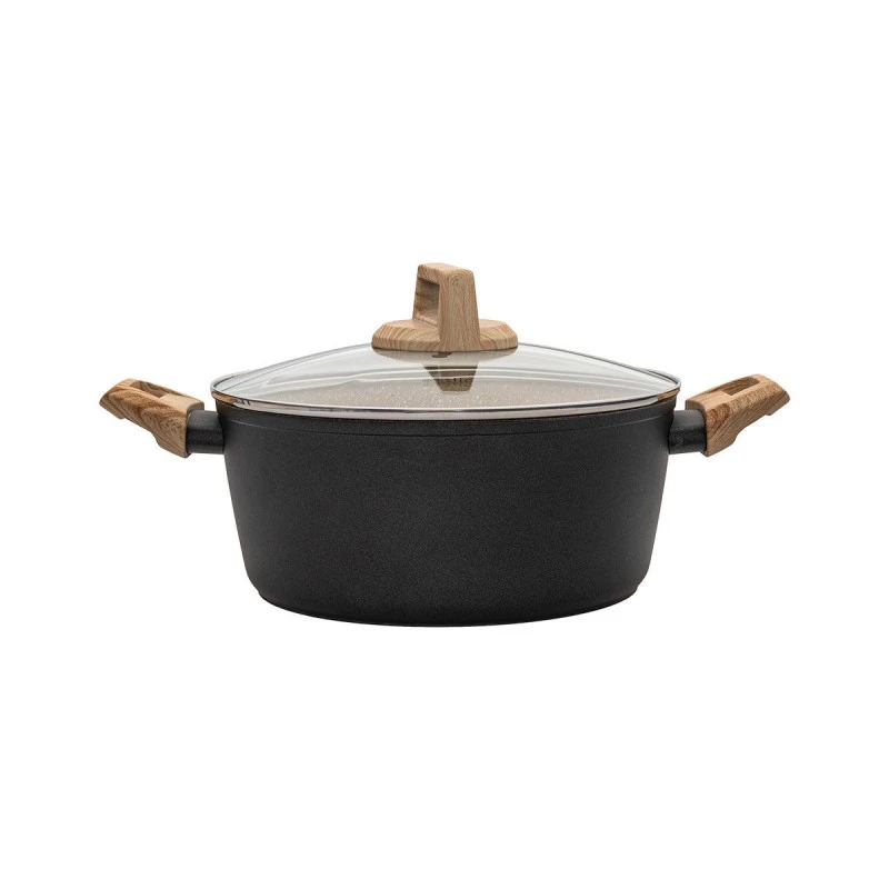 CASSEROLE EARTH NON-STICK FORGED ALUMINUM 24cm 4.3lt