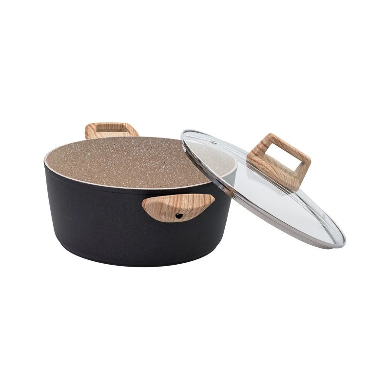 CASSEROLE EARTH NON-STICK FORGED ALUMINUM 24cm 4.3lt