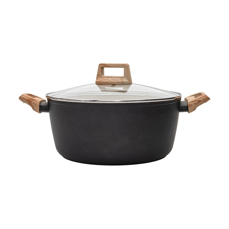 CASSEROLE EARTH NON-STICK FORGED ALUMINUM 28cm 6.9lt