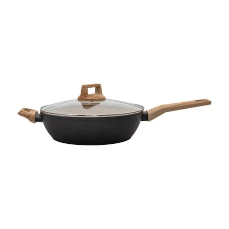 SHALLOW CASSEROLE EARTH NON-STICK FORGED ALUMINUM 28cm 4lt