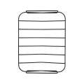 GRILL RACK METALLIC FOR BAKING PAN 31x23x5cm